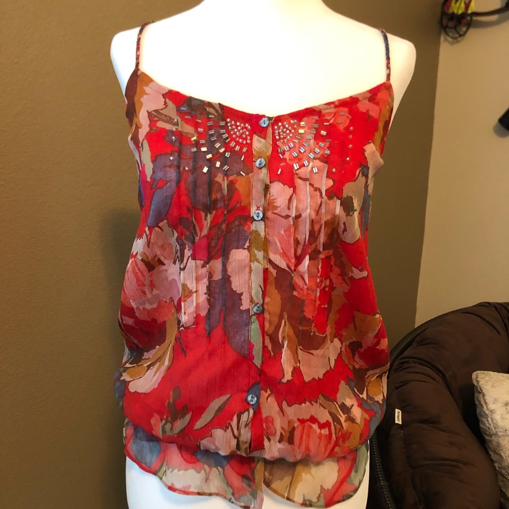 Abercrombie and Fitch floral tank